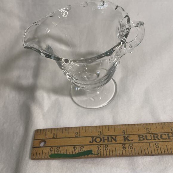VTG Sugar & Creamer Set, Century by Fostoria Elegant Glass, Beautiful - Picture 7 of 7
